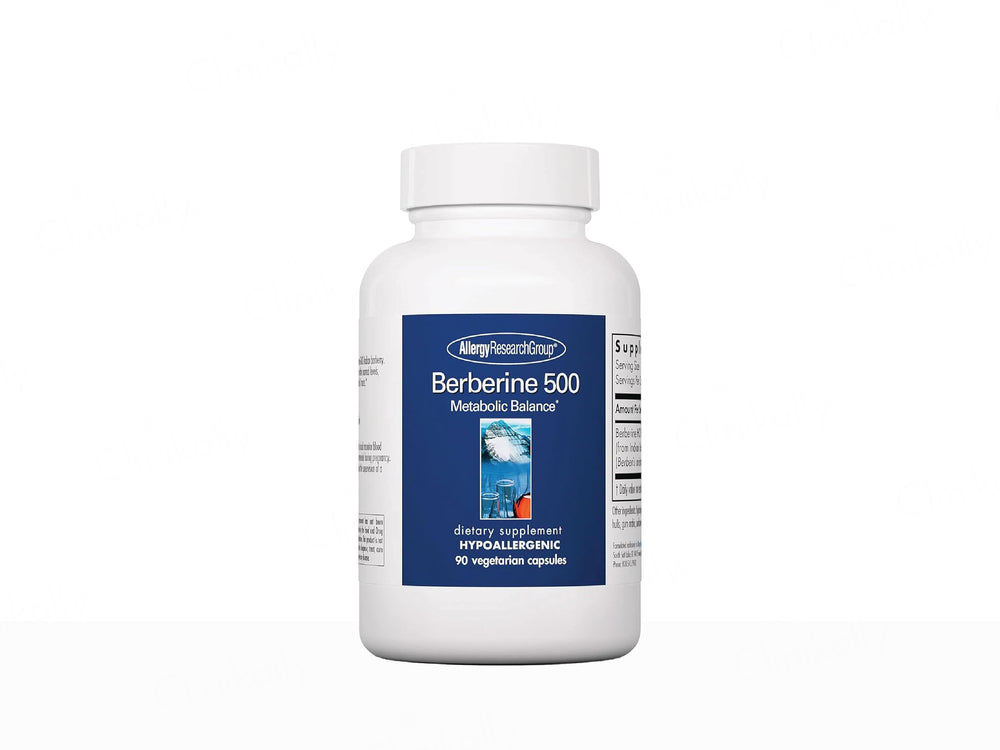 Allergy Research Group Berberine 500 Dietary Supplement Vegetarian Capsule