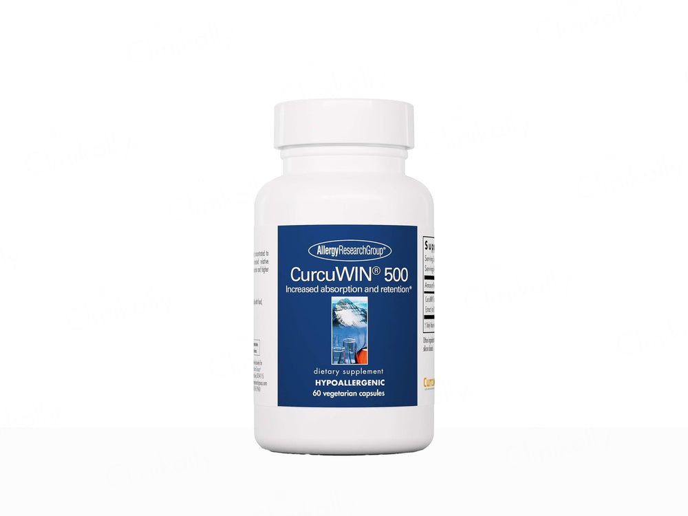Allergy Research Group Curcuwin 500 Dietary Supplement Vegetarian Capsule