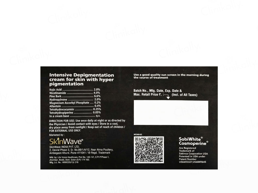 Allynmax Intensive Depigmentation Cream