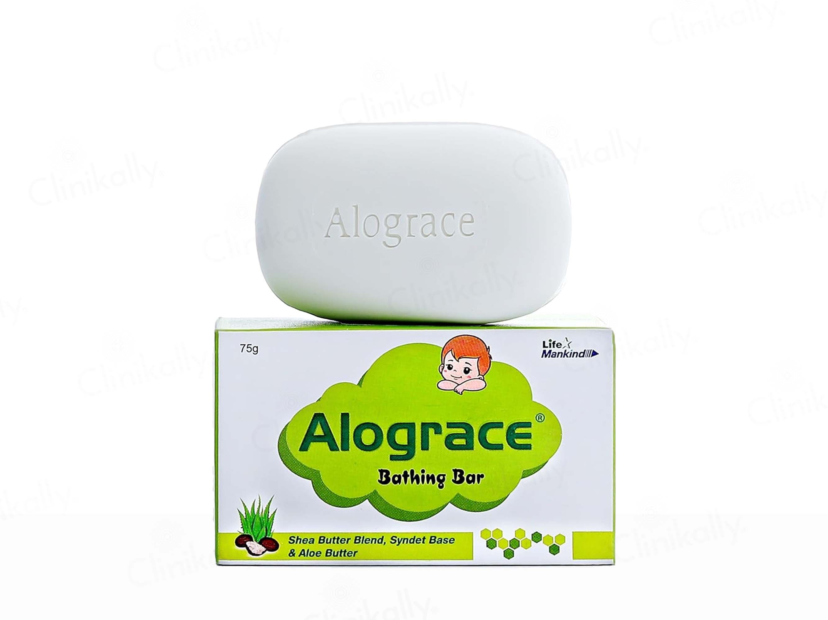 Alograce Mild & Gentle Cleansing Baby Bathing Bar