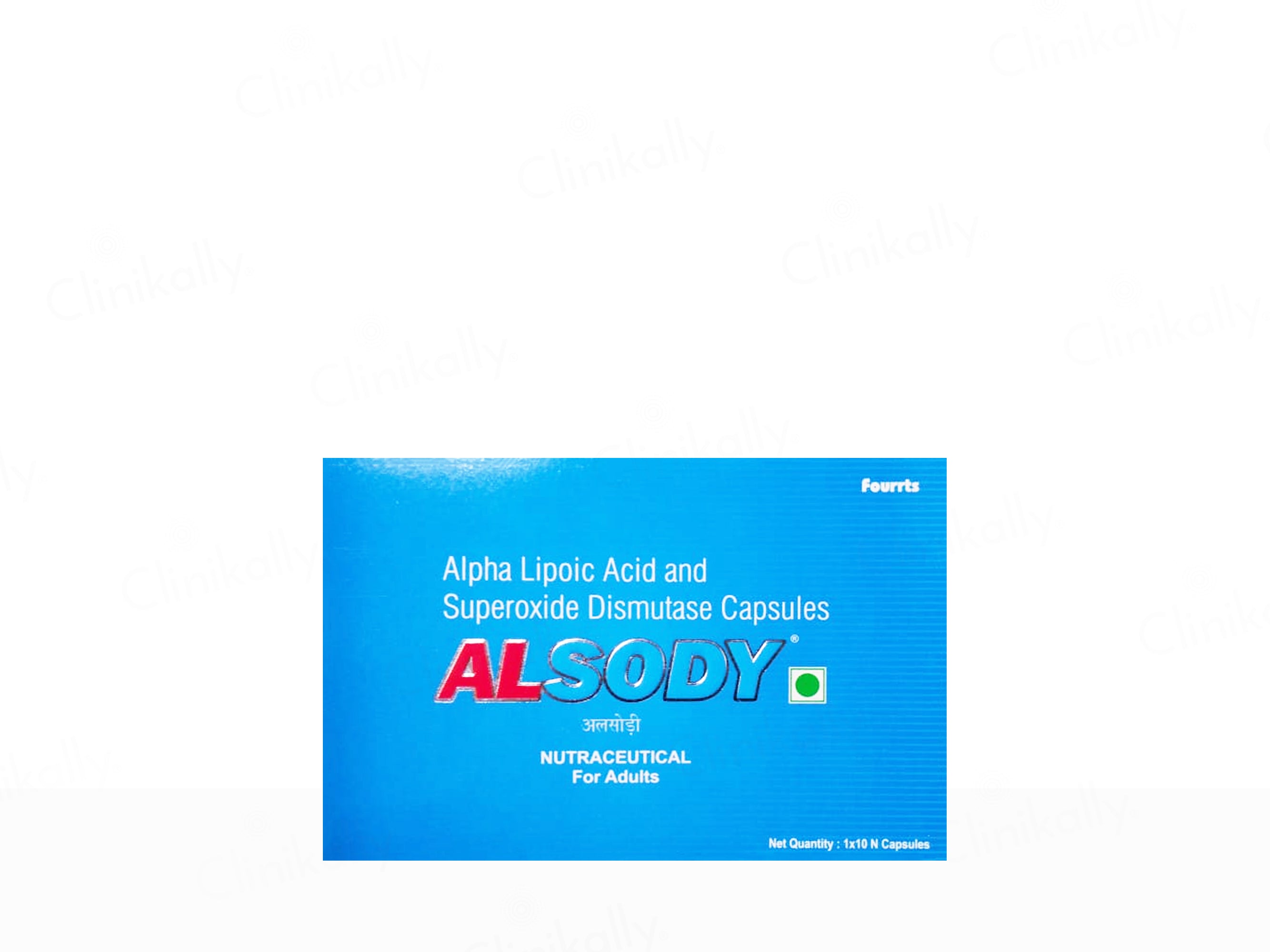 Alsody Nutraceutical Capsule For Adults