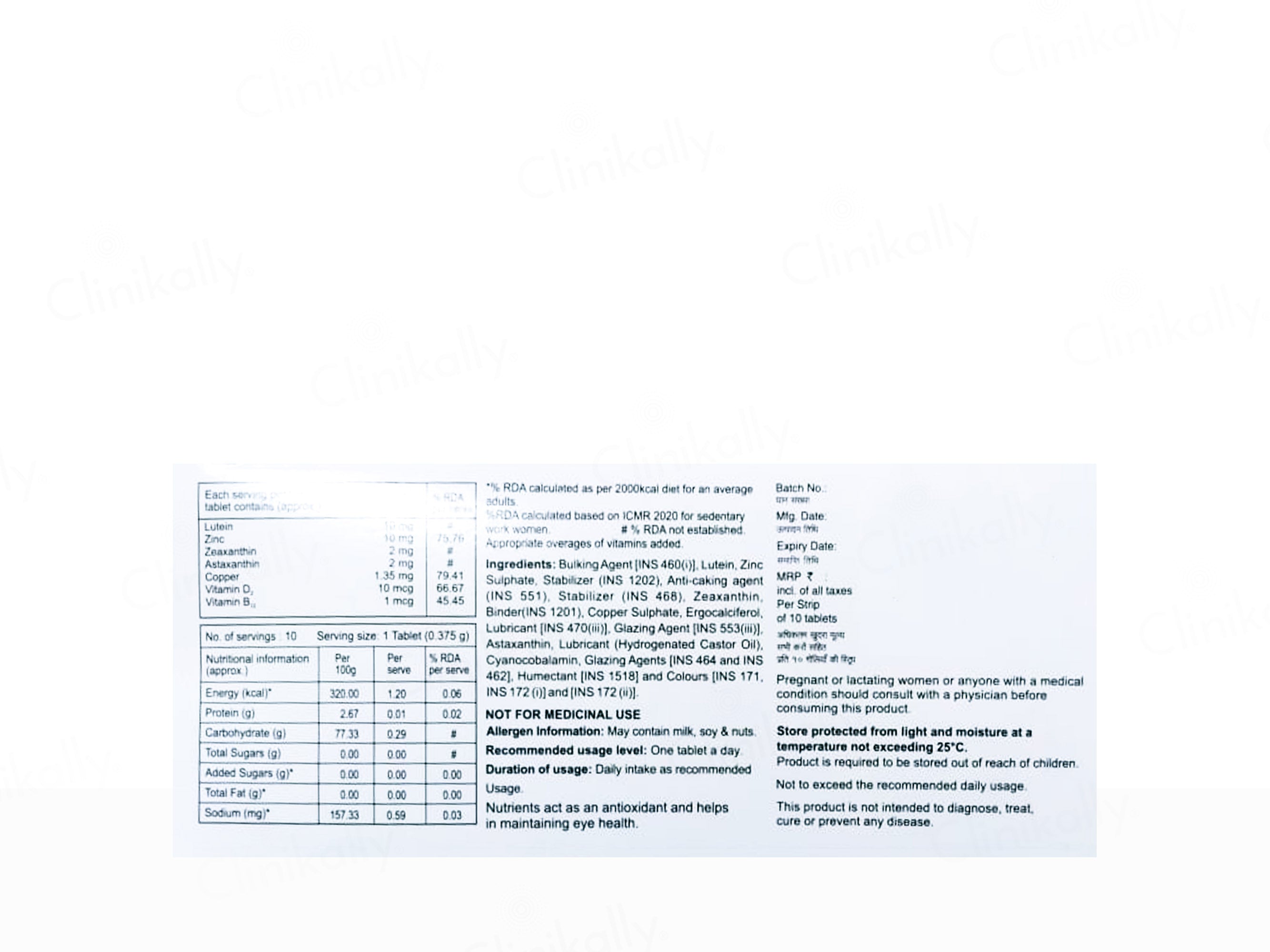 Alspar Nutraceutical Tablet