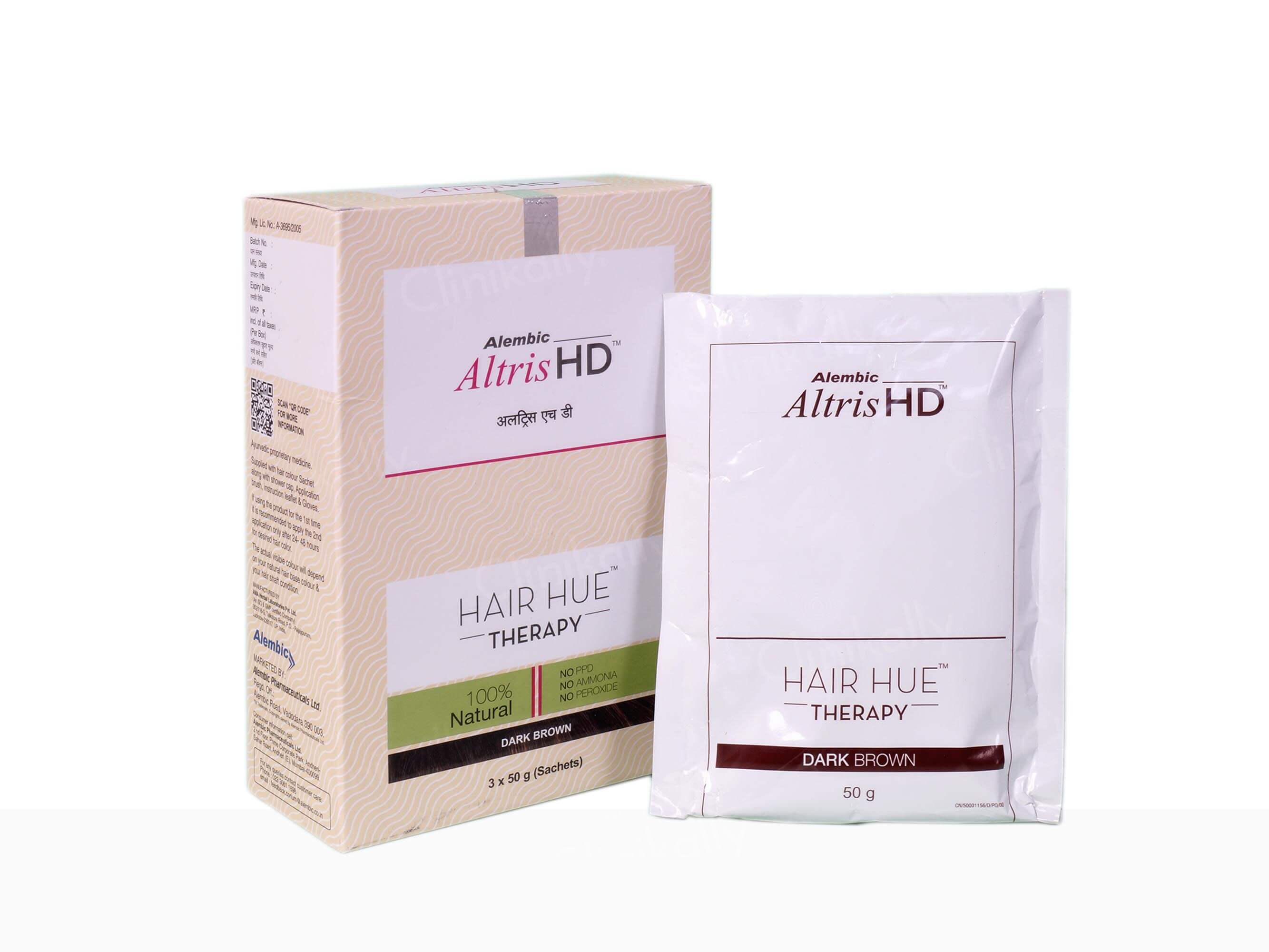 Altris HD Hair Hue Therapy Dark Brown - Clinikally