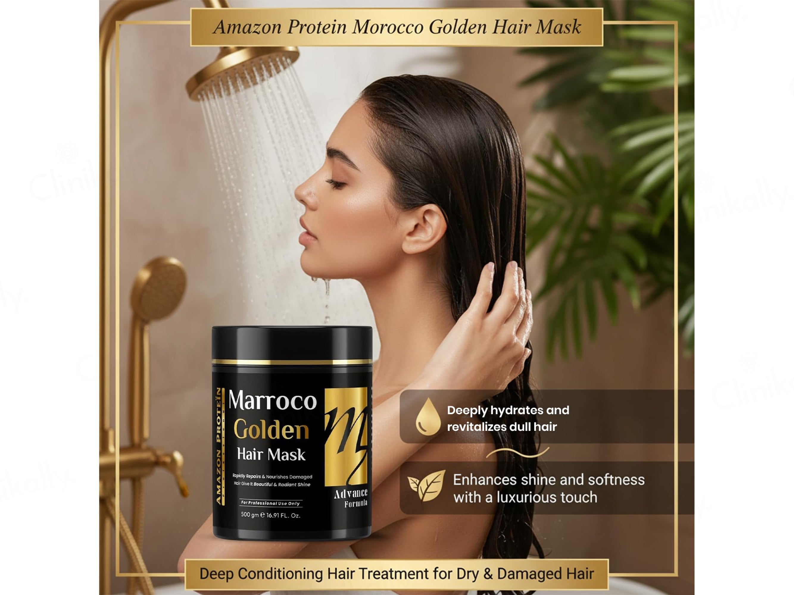 Amazon Protein Advance Formula Marroco Golden Hair Mask
