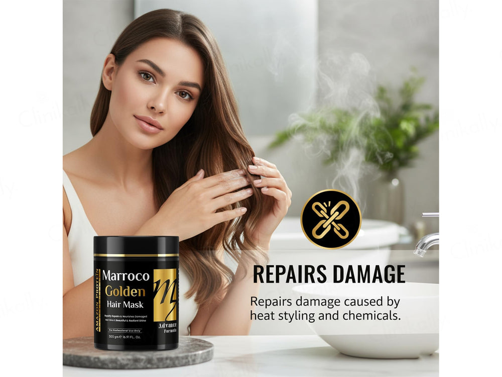 Amazon Protein Advance Formula Marroco Golden Hair Mask