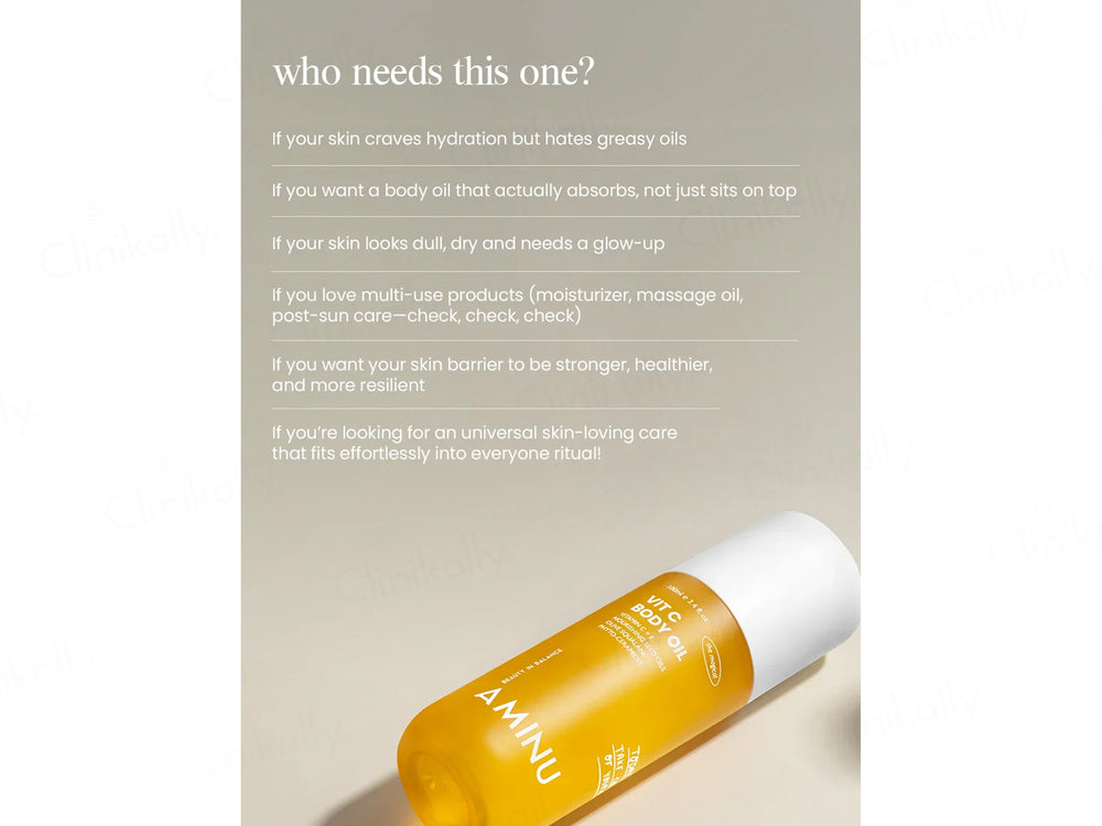 Aminu Glow Vit C Body Oil