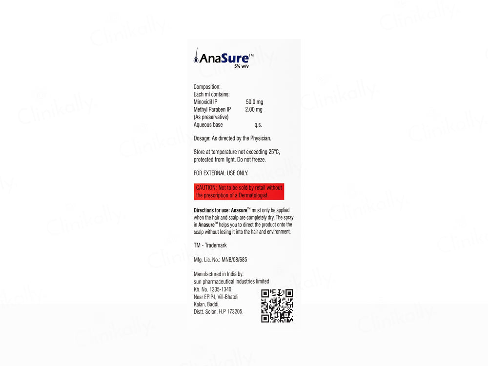 Anasure 5% Topical Solution