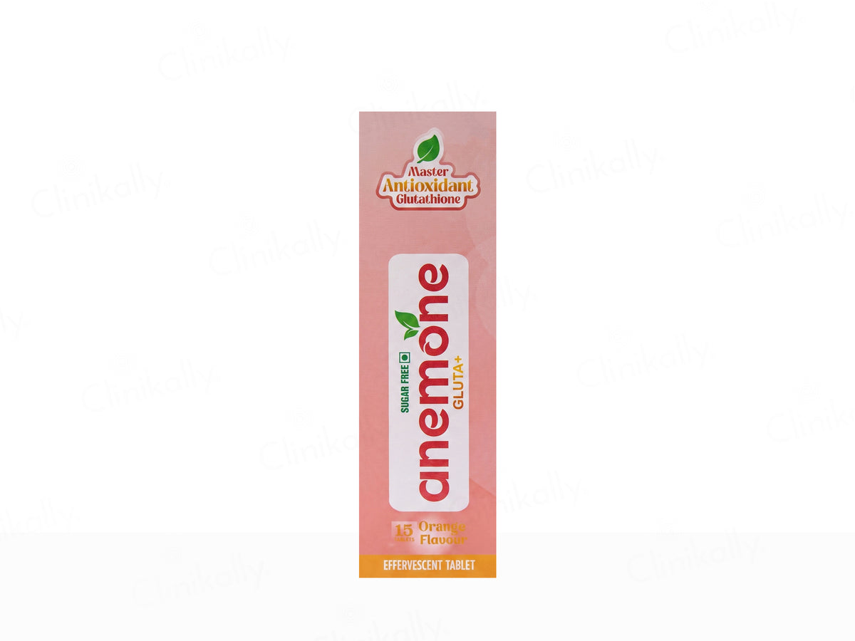 Anemone Gluta+ Effervescent Tablet - Orange Flavour