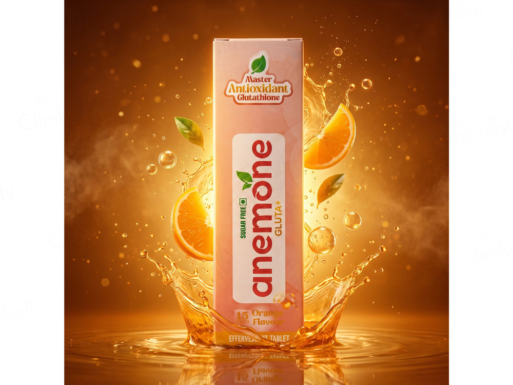 Anemone Gluta+ Effervescent Tablet - Orange Flavour