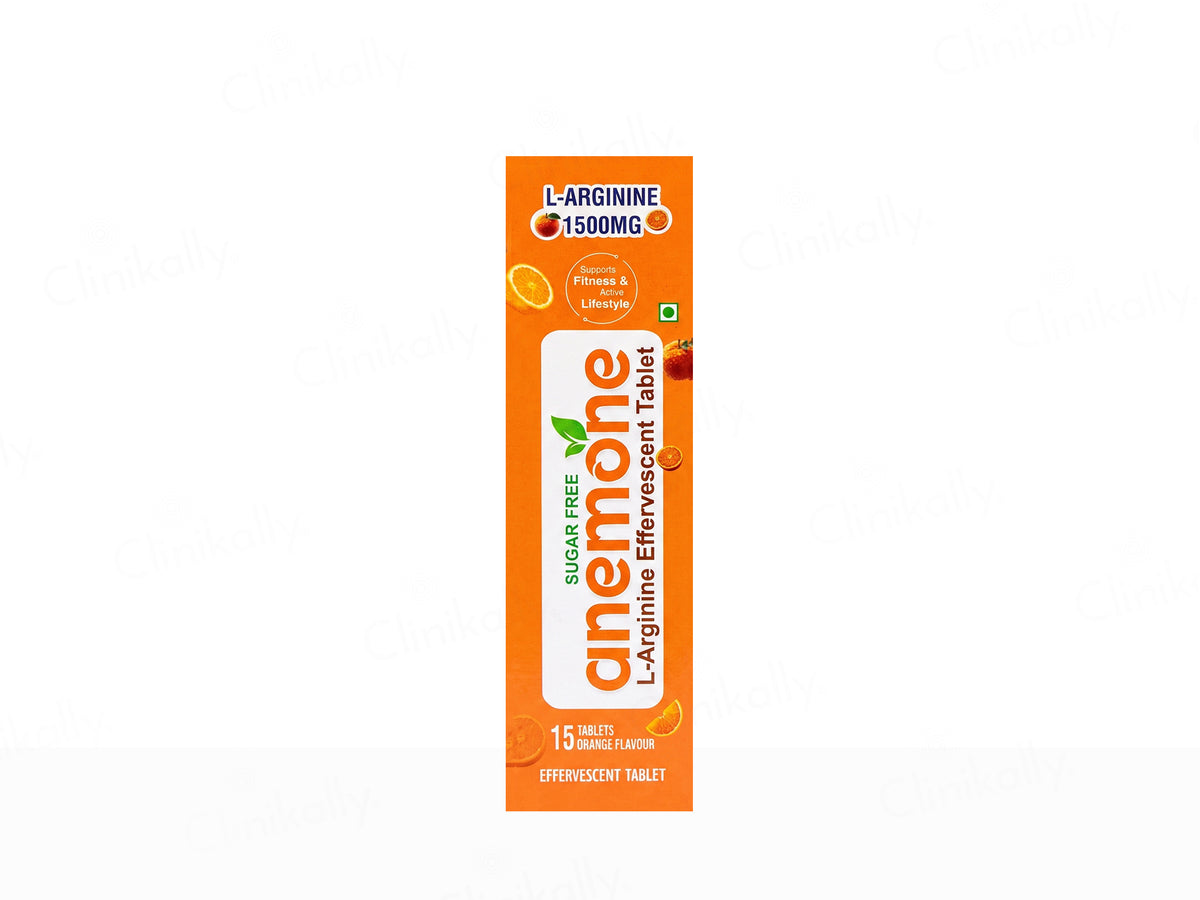 Anemone L-Arginine 1500 mg Effervescent Tablet - Orange Flavour