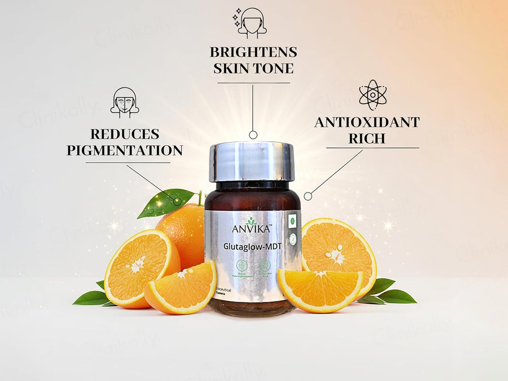 Anvika Gluta Glow MDT Nutraceutical Tablet - Orange Flavour