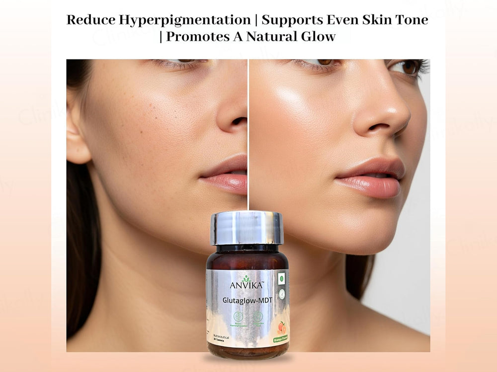 Anvika Gluta Glow MDT Nutraceutical Tablet - Orange Flavour