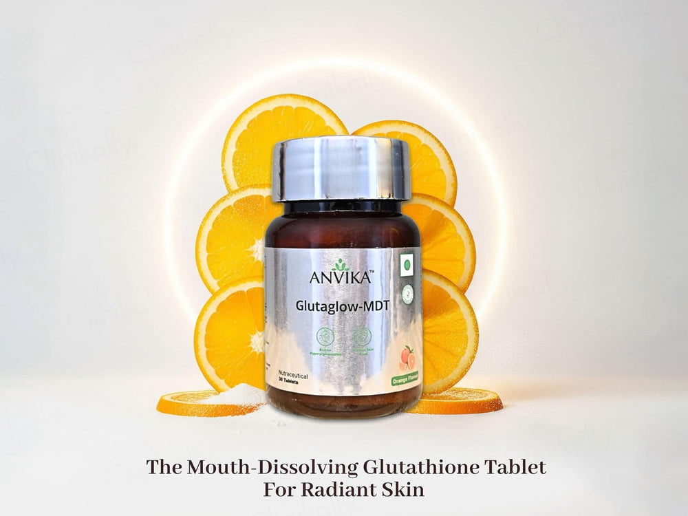 Anvika Gluta Glow MDT Nutraceutical Tablet - Orange Flavour