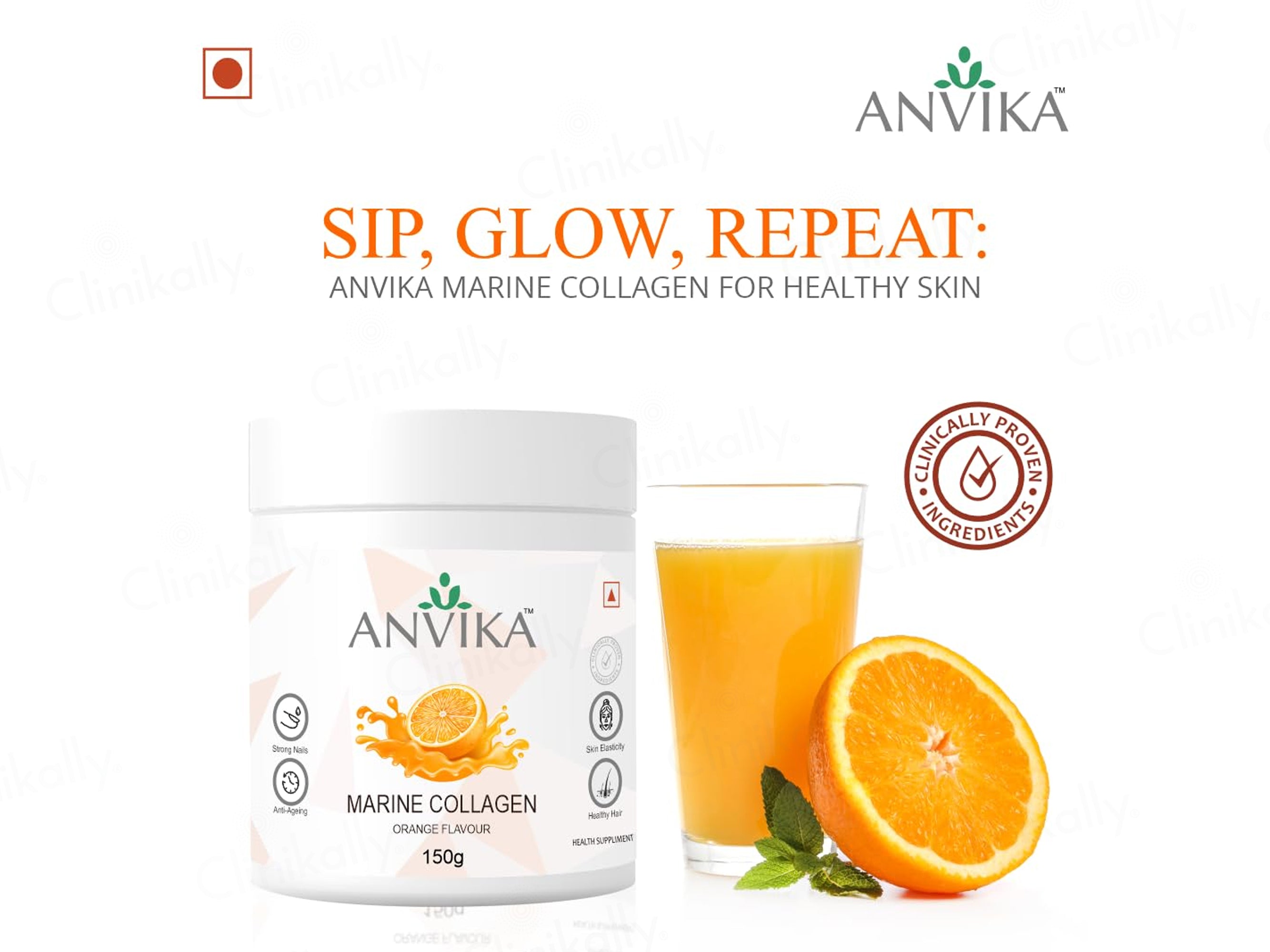 Anvika Marine Collagen Health Supplement Powder