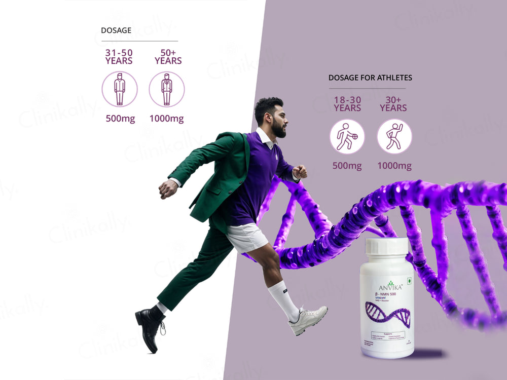 Anvika Beta NMN 500 Nutraceutical Capsule