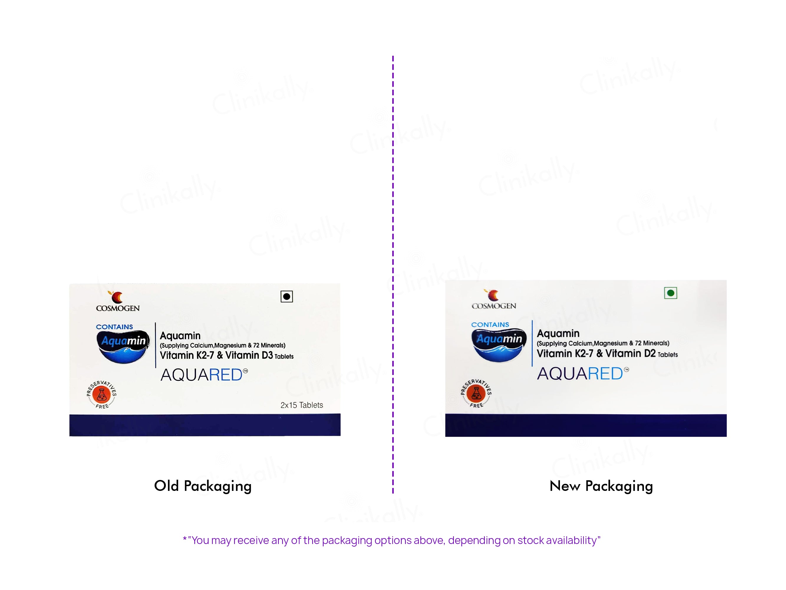 Aquared Aquamin, Vitamin K2-7 & Vitamin D2 Tablet