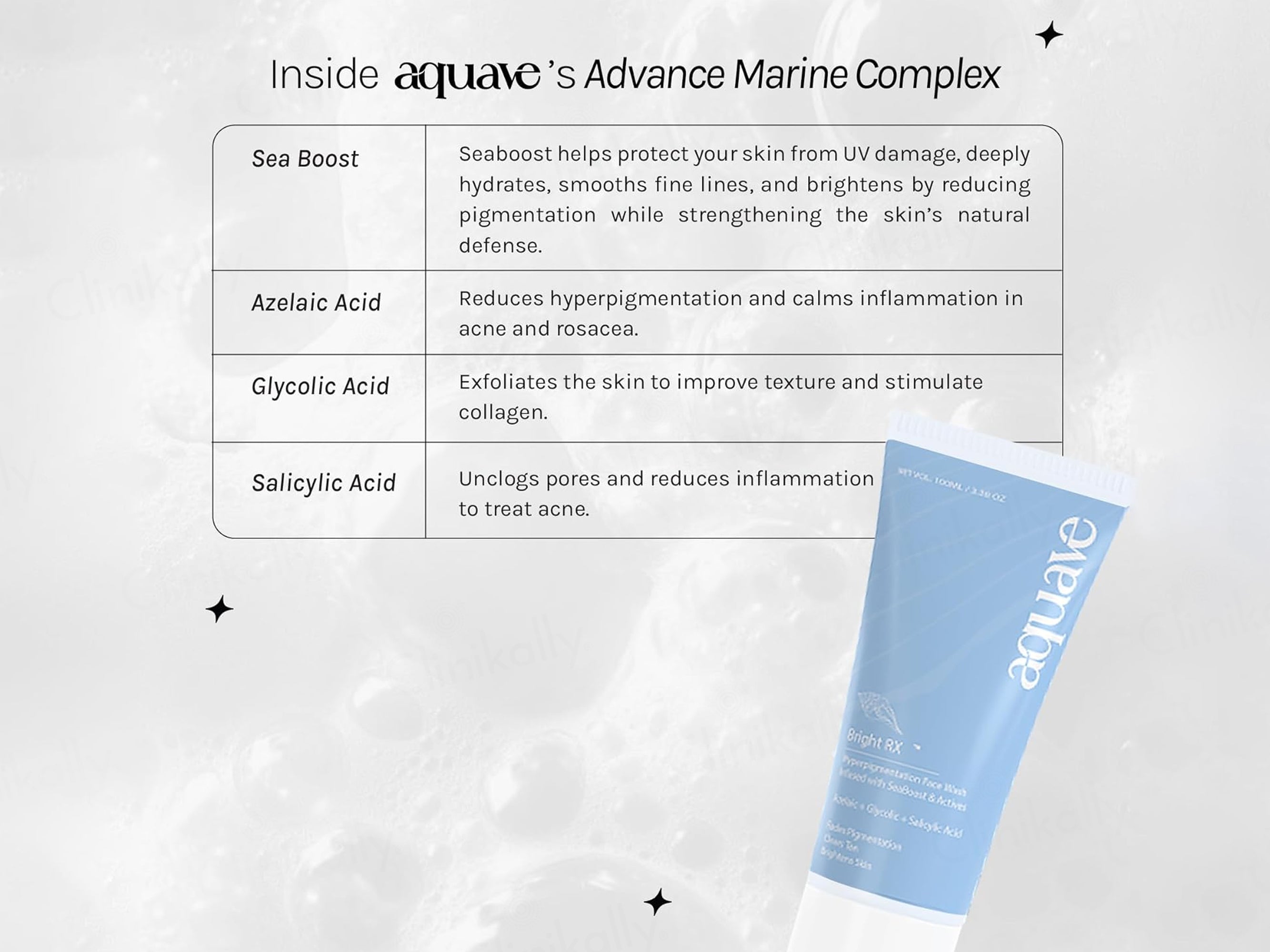 Aquave Bright RX Hyperpigmentation Facewash