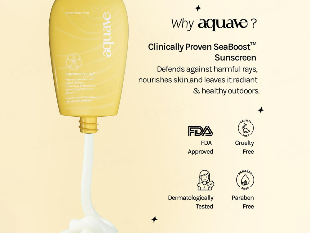 Aquave Sunprotect RX Broad Spectrum Sunscreen SPF 50+ PA++++