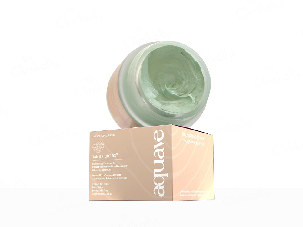Aquave Tan Bright RX Marine Clay Detan Face Mask