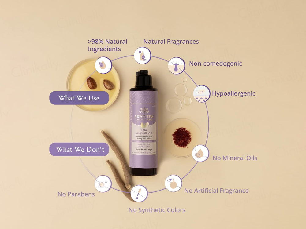 Areoveda Baby Massage Oil
