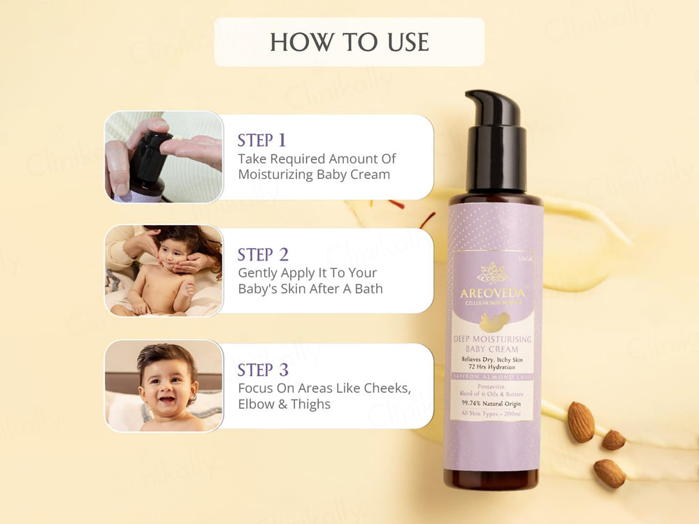 Areoveda Deep Moisturising Baby Cream