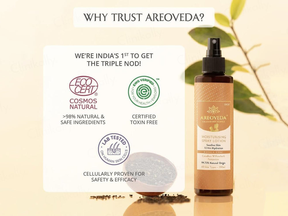 Areoveda Moisturising Spray Lotion
