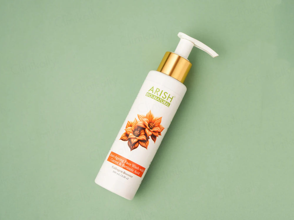 Arish Bio-Natural Anti-Ageing Collagen Booster Face Wash With Carrot & Retinoic Acid