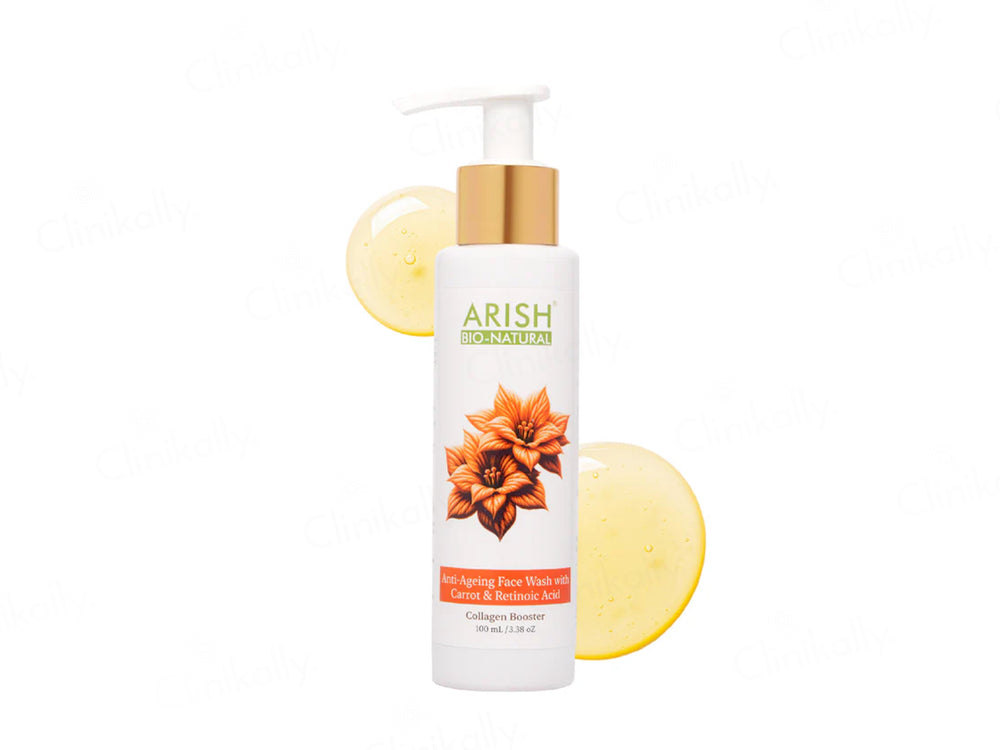 Arish Bio-Natural Anti-Ageing Collagen Booster Face Wash With Carrot & Retinoic Acid