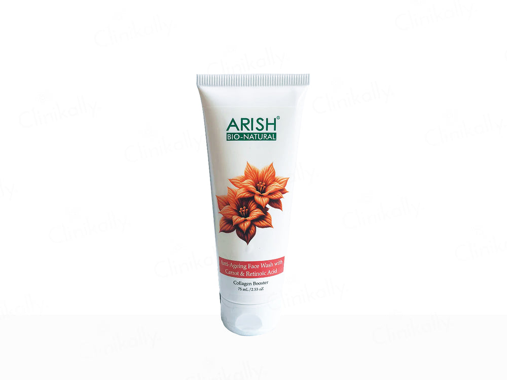 Arish Bio-Natural Anti-Ageing Collagen Booster Face Wash With Carrot & Retinoic Acid