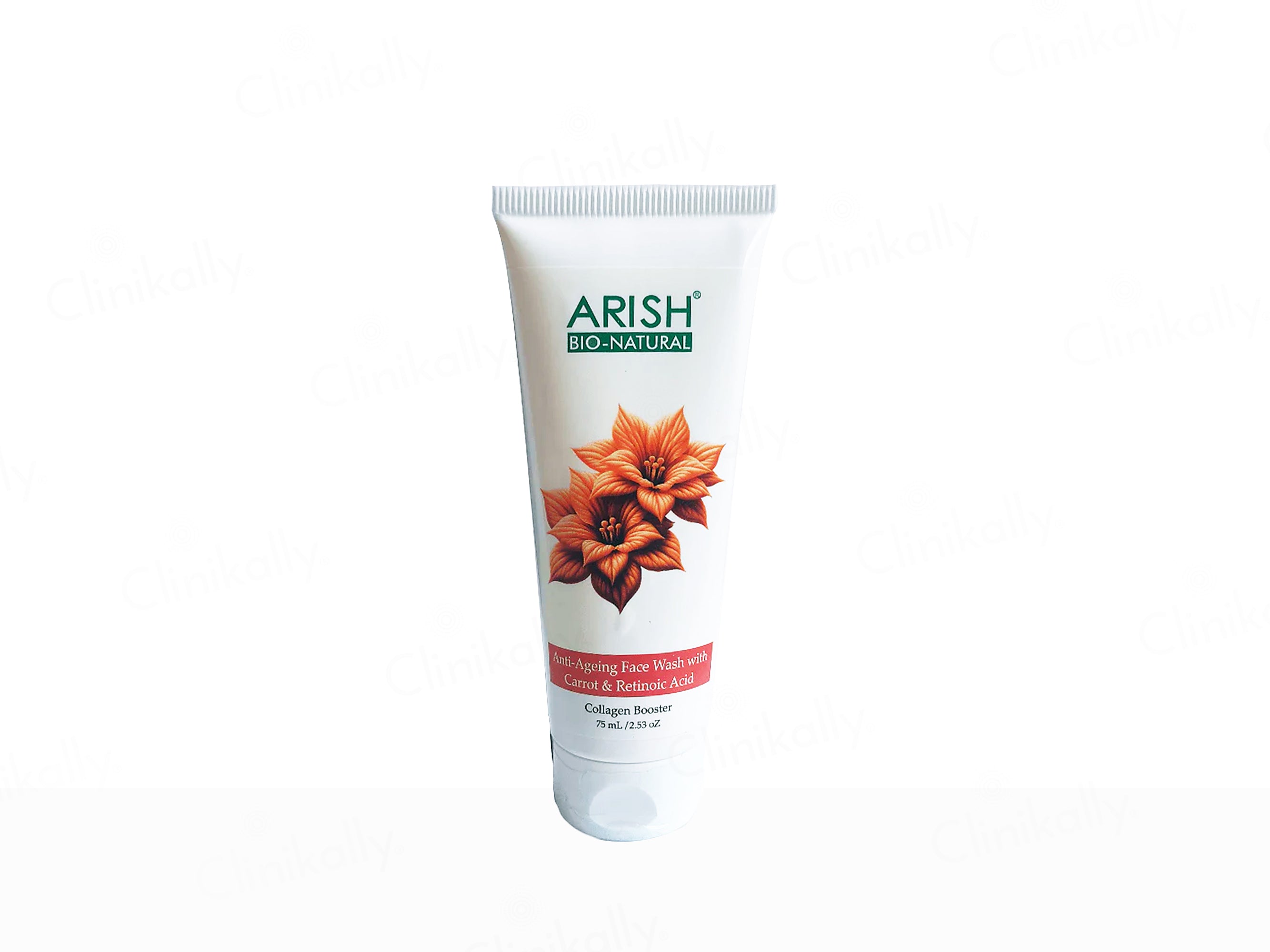 Arish Bio-Natural Anti-Ageing Collagen Booster Face Wash With Carrot & Retinoic Acid