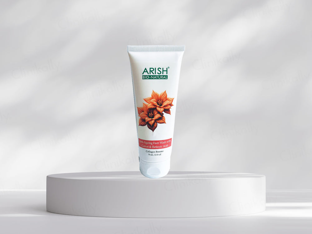Arish Bio-Natural Anti-Ageing Collagen Booster Face Wash With Carrot & Retinoic Acid