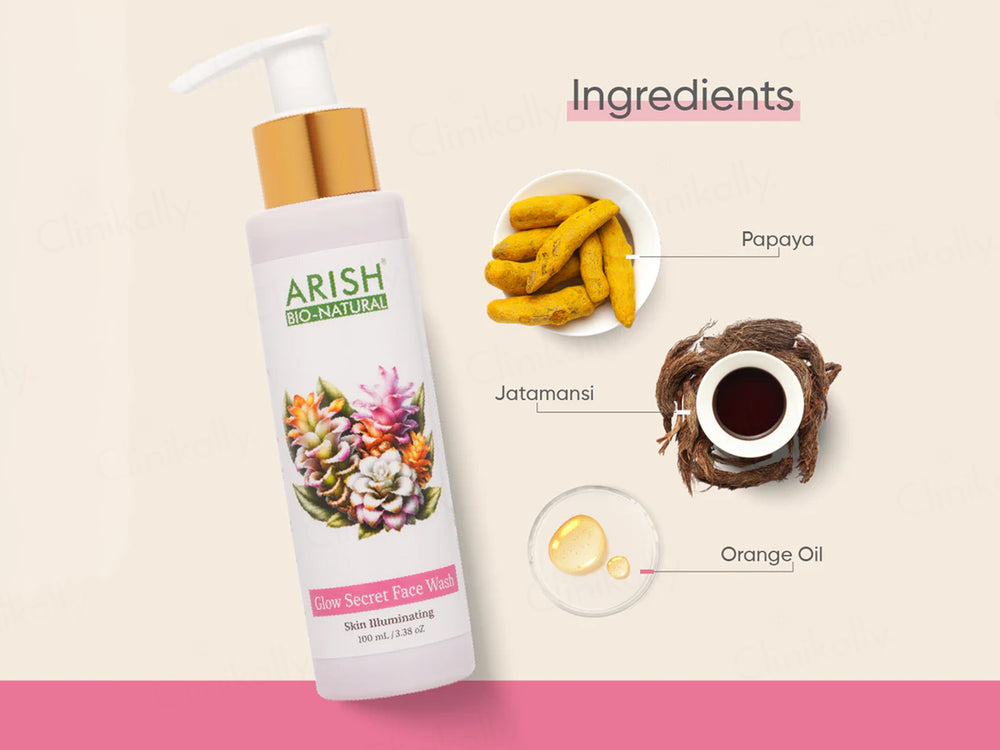 Arish Bio-Natural Glow Secret Skin Illuminating Face Wash