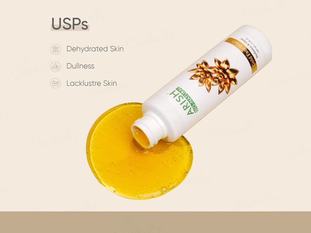Arish Bio-Natural Gold Radiance & Glow Face Wash