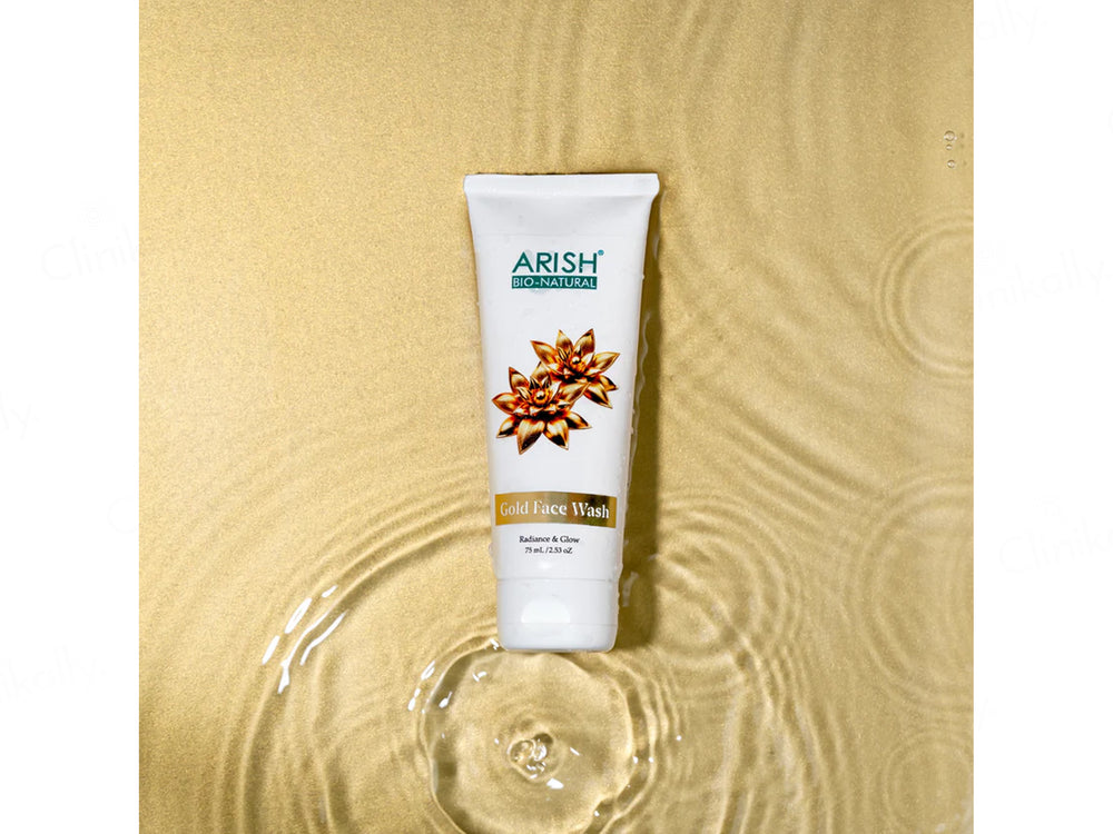 Arish Bio-Natural Gold Radiance & Glow Face Wash