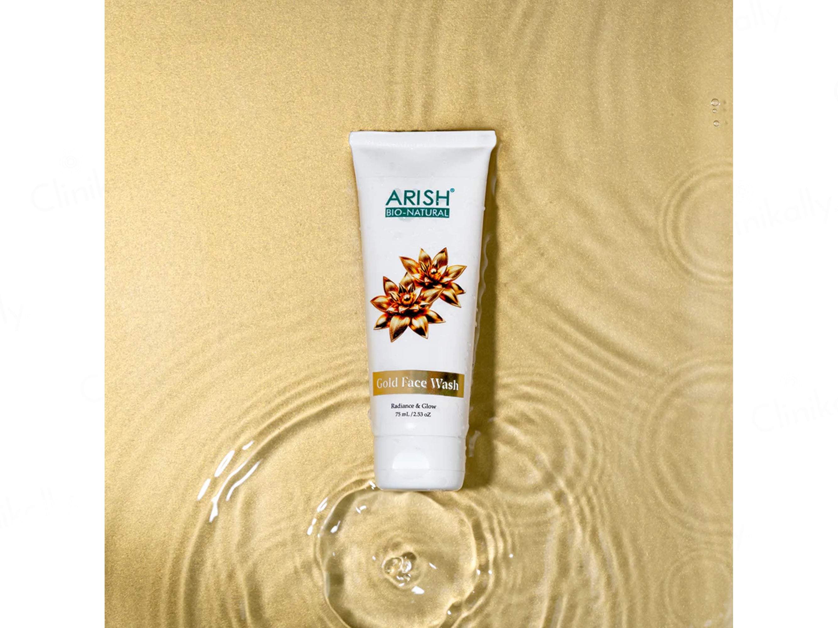 Arish Bio-Natural Gold Radiance & Glow Face Wash