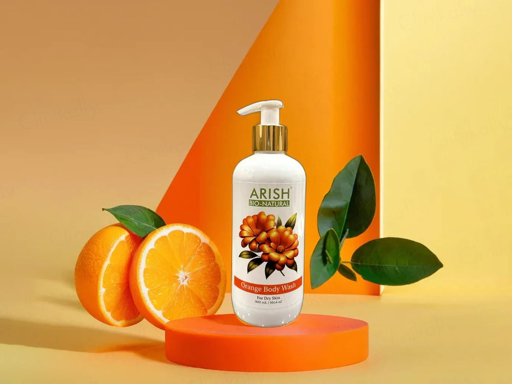 Arish Bio-Natural Orange Body Wash For Dry Skin