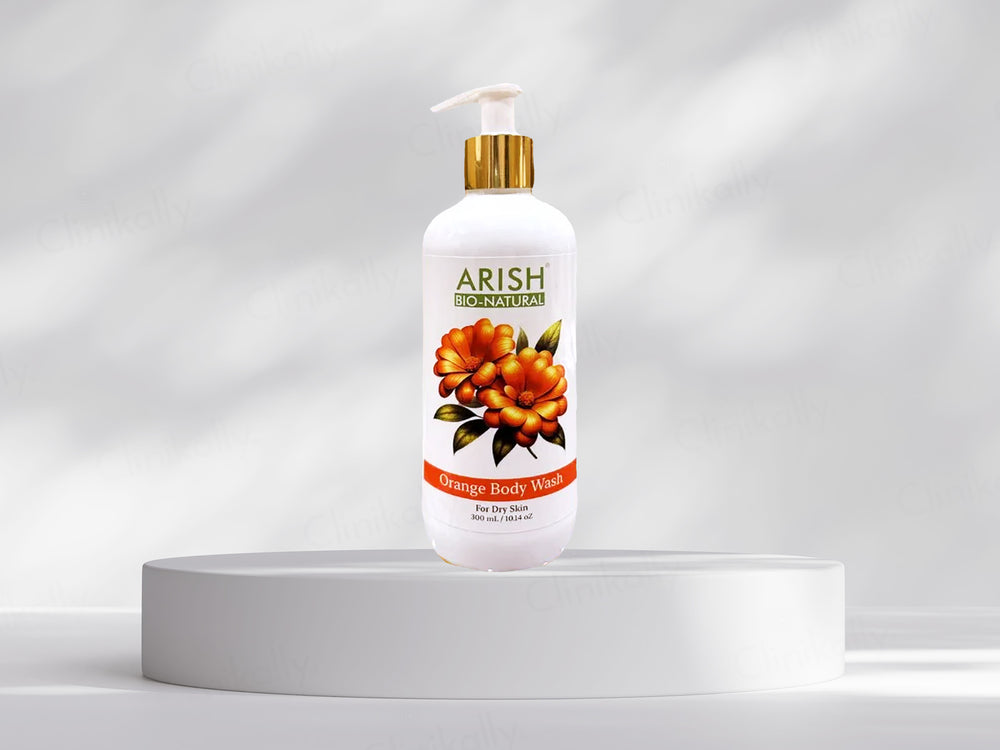 Arish Bio-Natural Orange Body Wash For Dry Skin