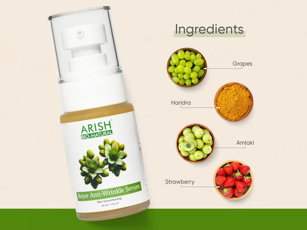 Arish Bio-Natural Rejuv Anti-Wrinkle Skin Smoothening Serum
