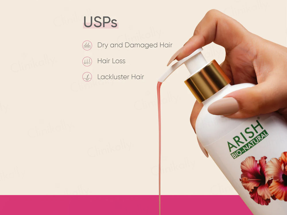 Arish Bio-Natural Satin Care Shampoo For Dry & Damaged Hair