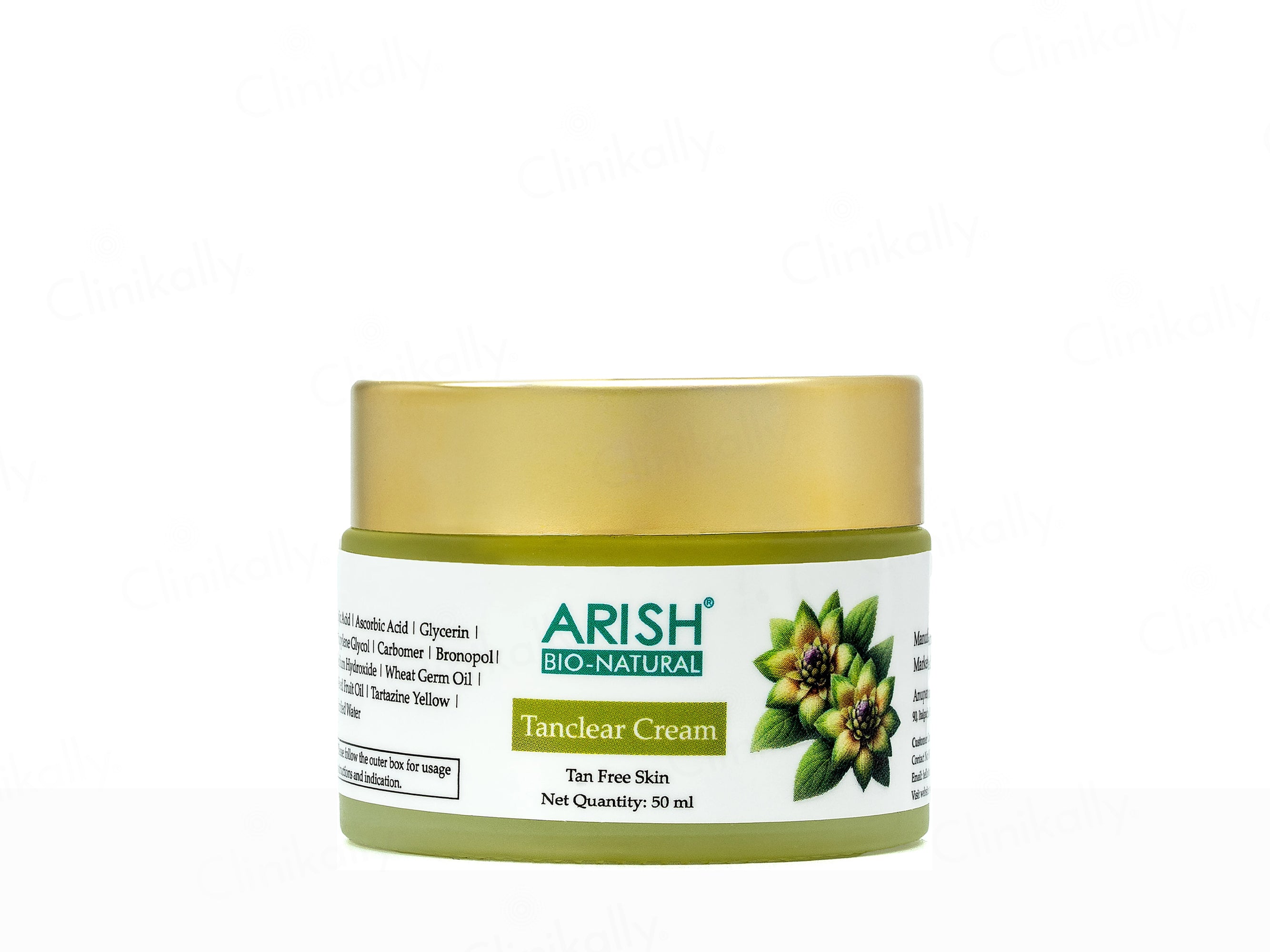 Arish Bio-Natural Tanclear Cream