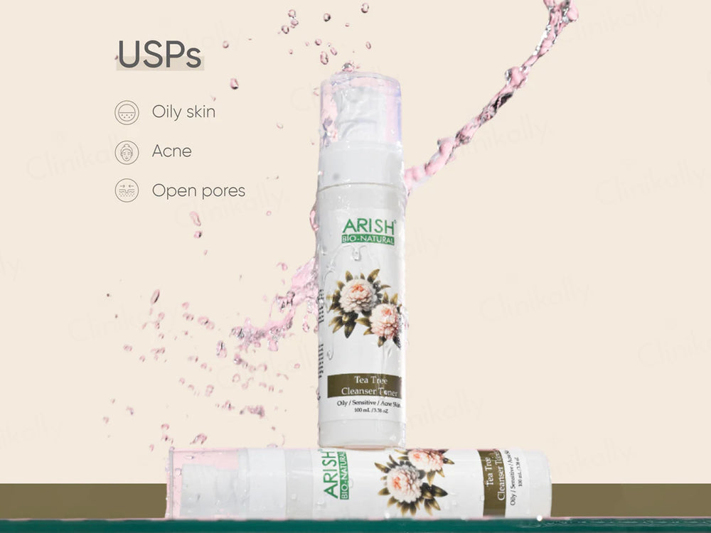 Arish Bio-Natural Tea Tree Cleanser Toner