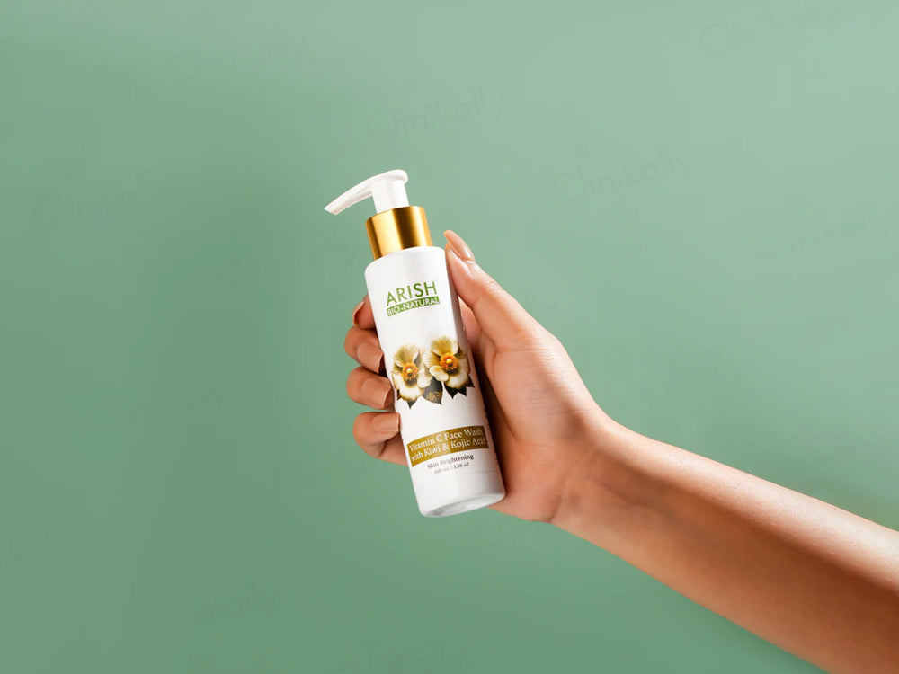 Arish Bio-Natural Vitamin C Skin Brightening Face Wash With Kiwi & Kojic Acid