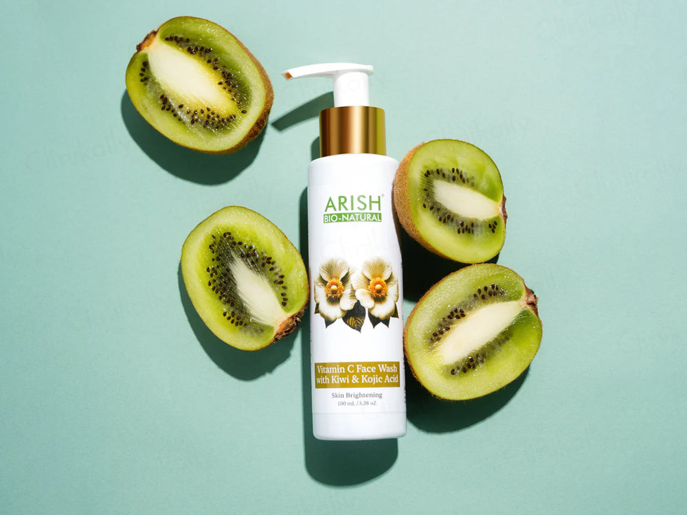 Arish Bio-Natural Vitamin C Skin Brightening Face Wash With Kiwi & Kojic Acid