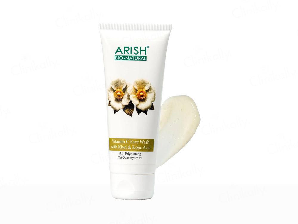 Arish Bio-Natural Vitamin C Skin Brightening Face Wash With Kiwi & Kojic Acid
