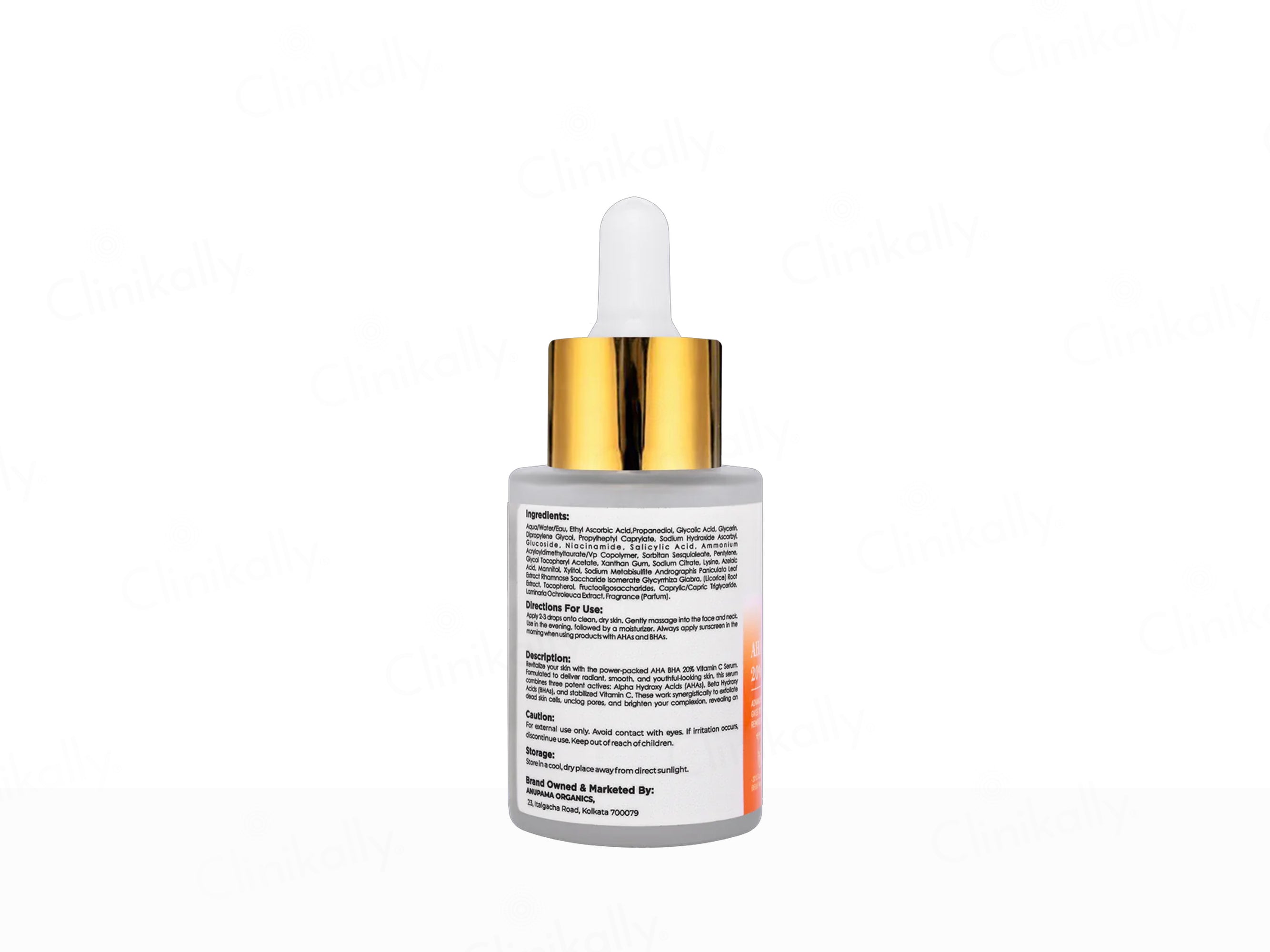 Arish Organic AHA BHA 20% Vitamin C Serum