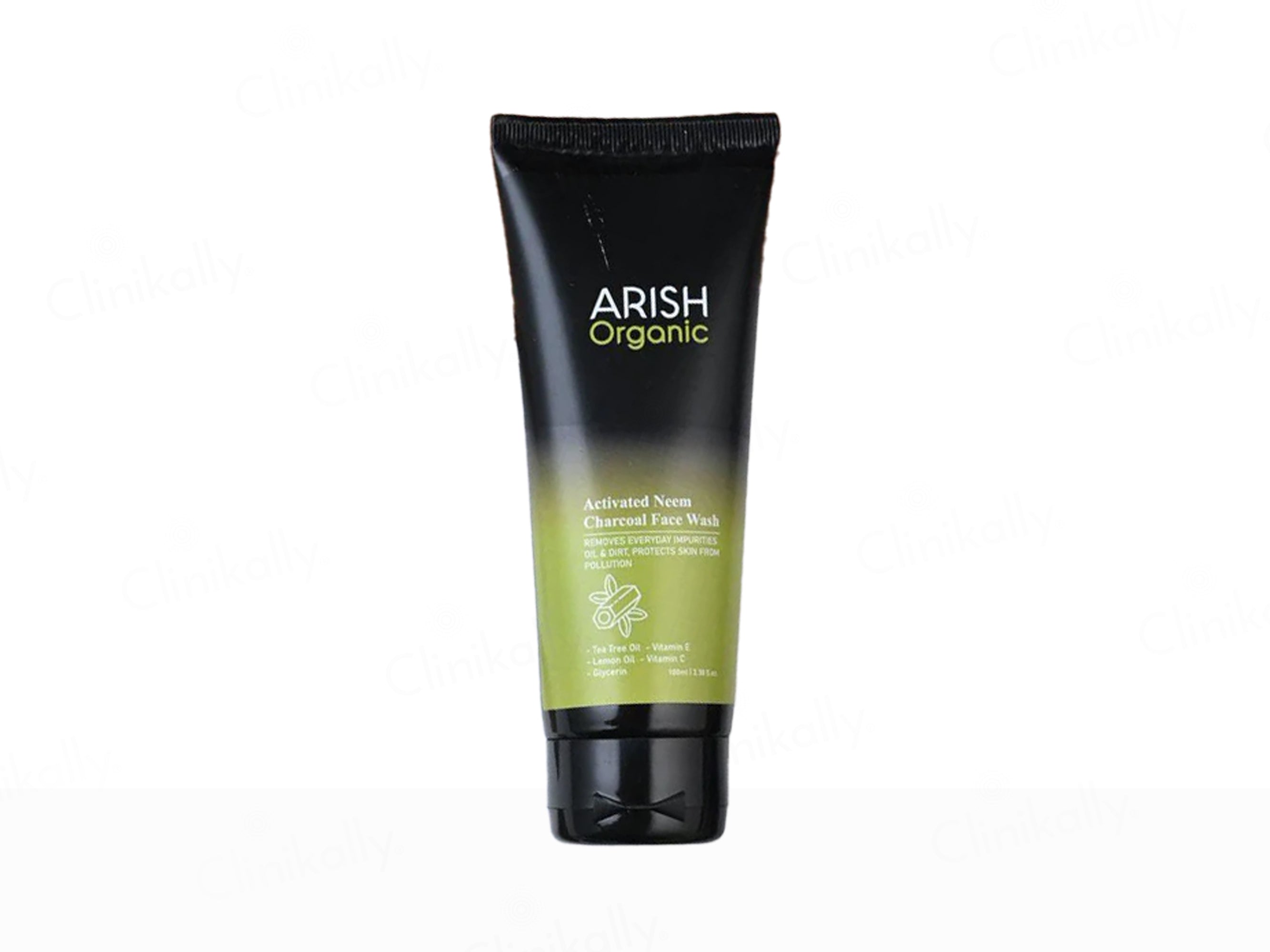 Arish Organic Activated Neem Charcoal Face Wash