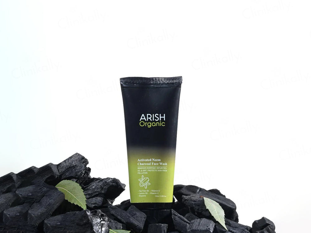 Arish Organic Activated Neem Charcoal Face Wash