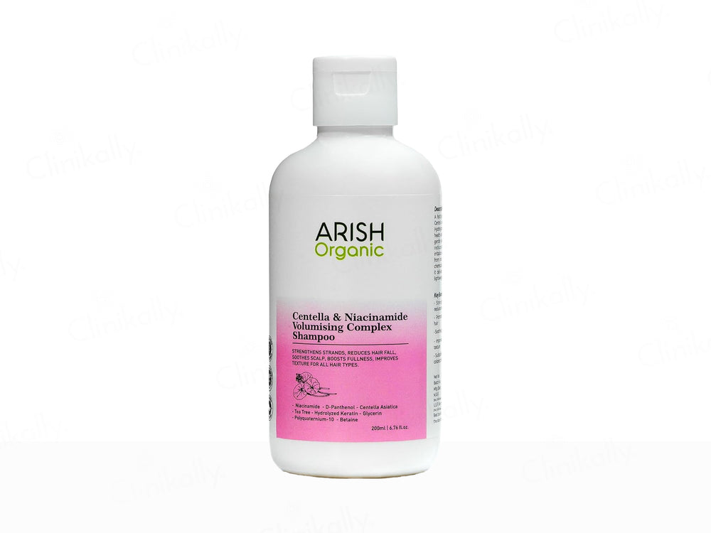 Arish Organic Centella & Niacinamide Volumising Complex Shampoo