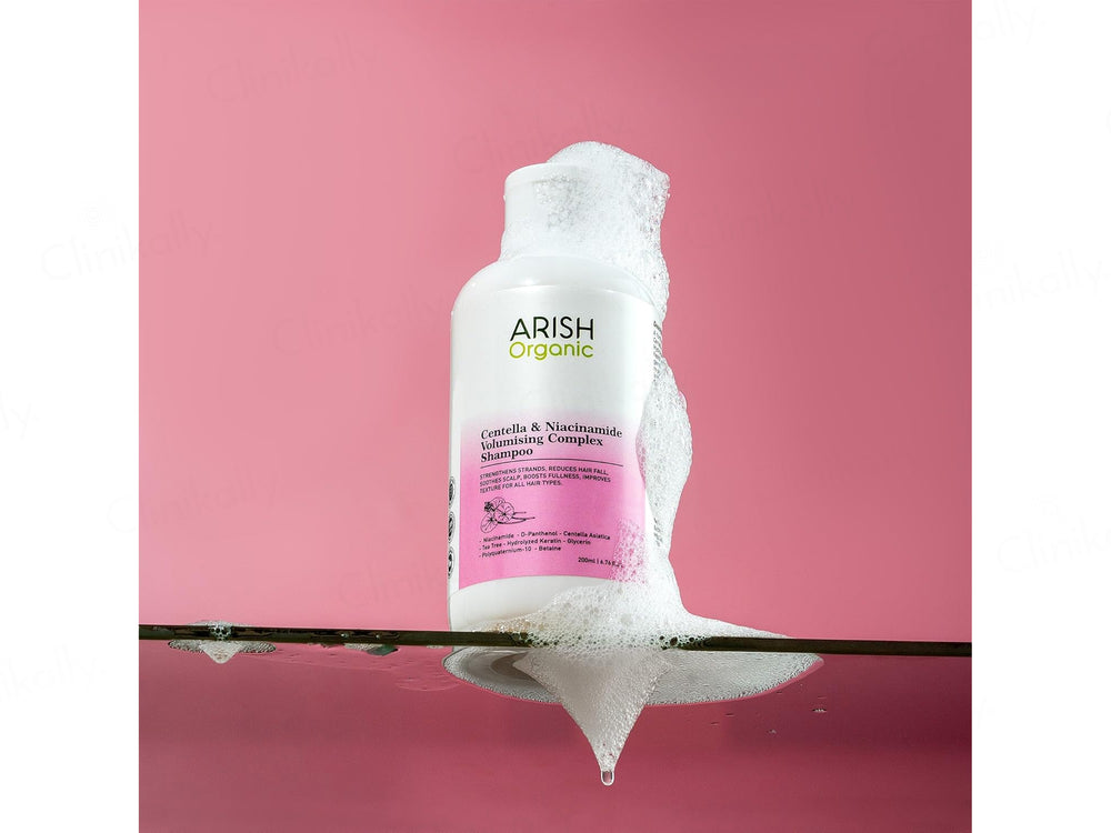 Arish Organic Centella & Niacinamide Volumising Complex Shampoo