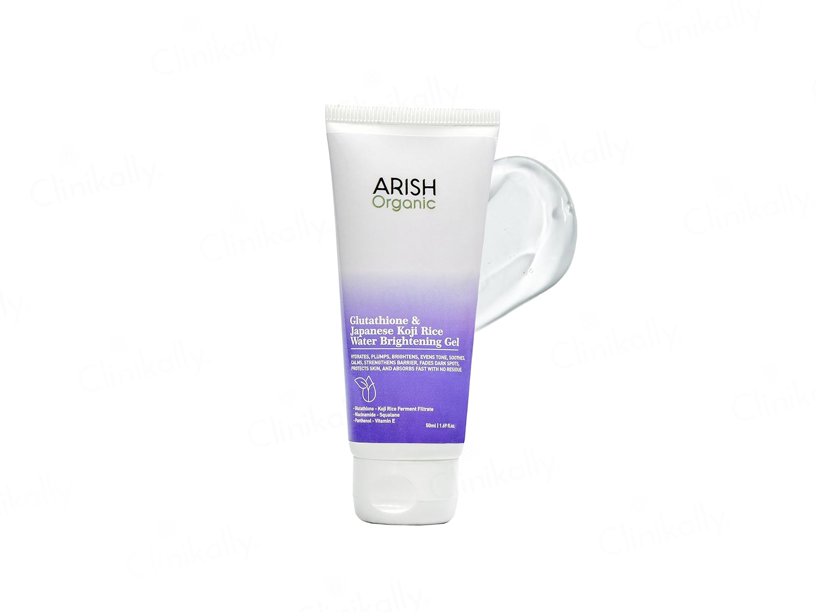 Arish Organic Glutathione & Japanese Koji Rice Water Brightening Gel